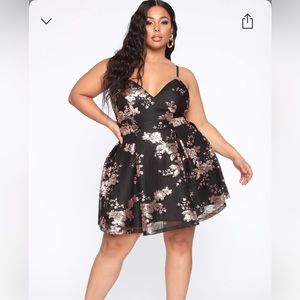 Farrah Fit And Flare Mini Dress